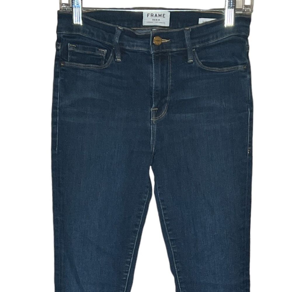 Frame Denim Blue Jeans Le Skinny de Jeanne